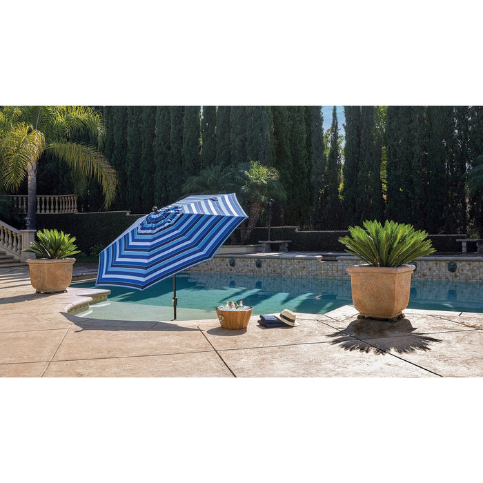 Simply Shade Catalina 9′ Octagon Push Button Tilt Market Umbrella