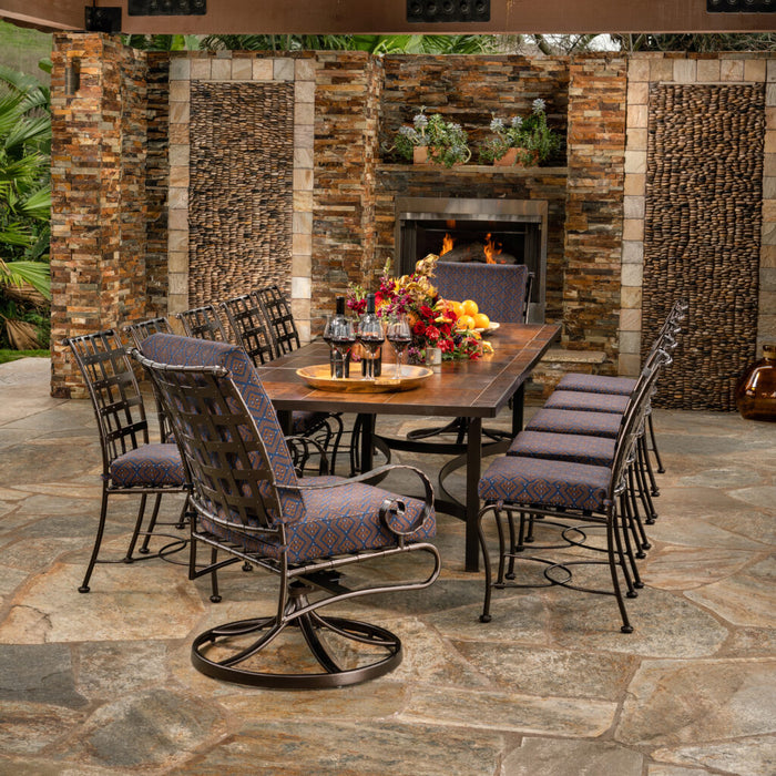 OW Lee Classico Club Dining Swivel Rocker Arm Chair