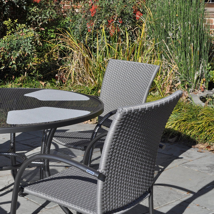 Kettler Pilano Woven 5-Piece Wrought Iron Dining Set