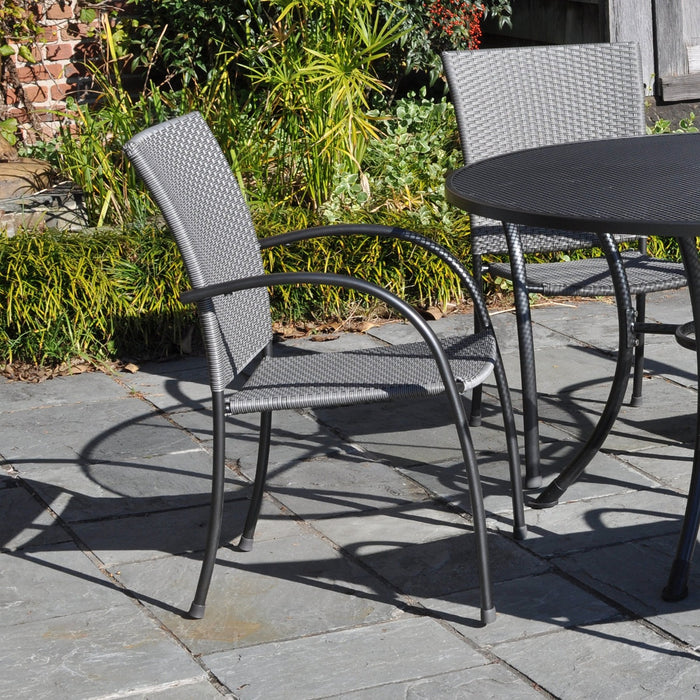 Kettler Pilano Woven 5-Piece Wrought Iron Dining Set