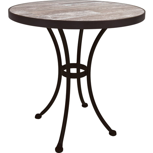 OW Lee Standard Iron Dining Table with 30" round top
