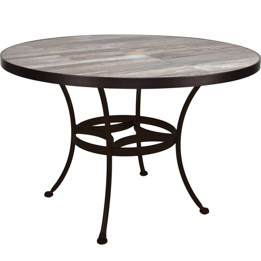 OW Lee Standard Iron Dining Table with 42" round top