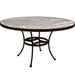 OW Lee Standard Iron Dining Table with 54" round top