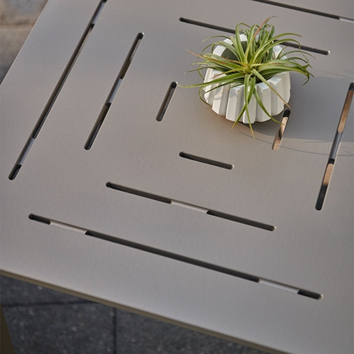 Telescope Casual Dash Balcony Height 80-Pound Pedestal Table With 42" Square Table Top