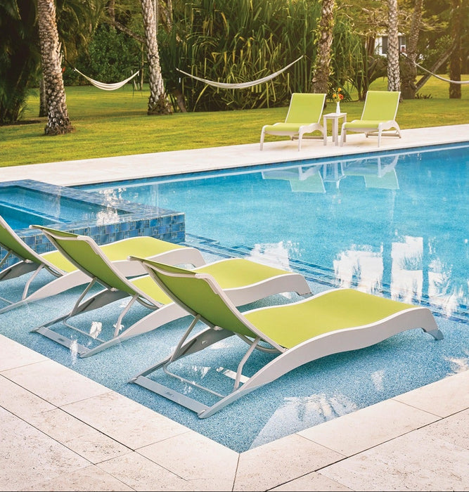 Telescope Casual Dune MGP Sling Stacking Armless Chaise