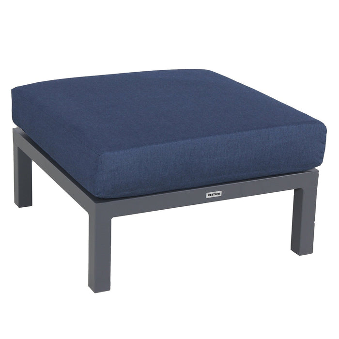 Kettler Elba Aluminum Lounge Ottoman With Cushion