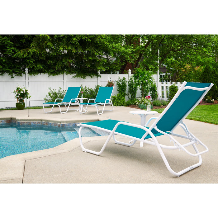 Telescope Casual Gardenella Sling Four-Position Stacking Chaise