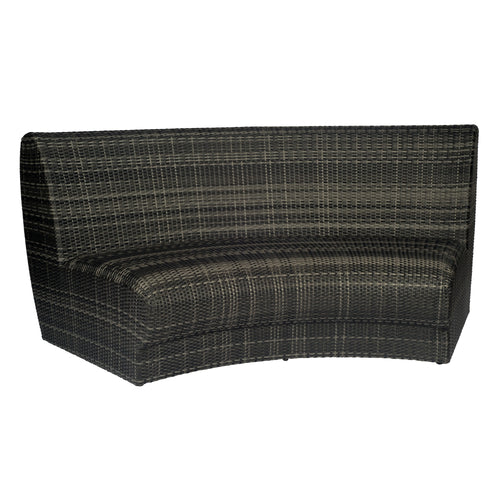 Woodard Genie Curved Armless Sofa