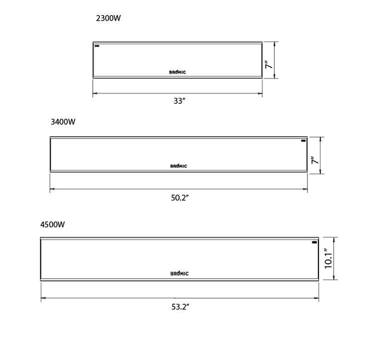 Bromic Platinum Smart-Heat® Electric Marine - 2300W