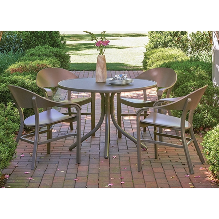 Telescope Casual Cascade Balcony Height Table With 42" Round Table Top