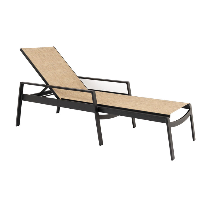 Hudson Adjustable Chaise Lounge with Arms