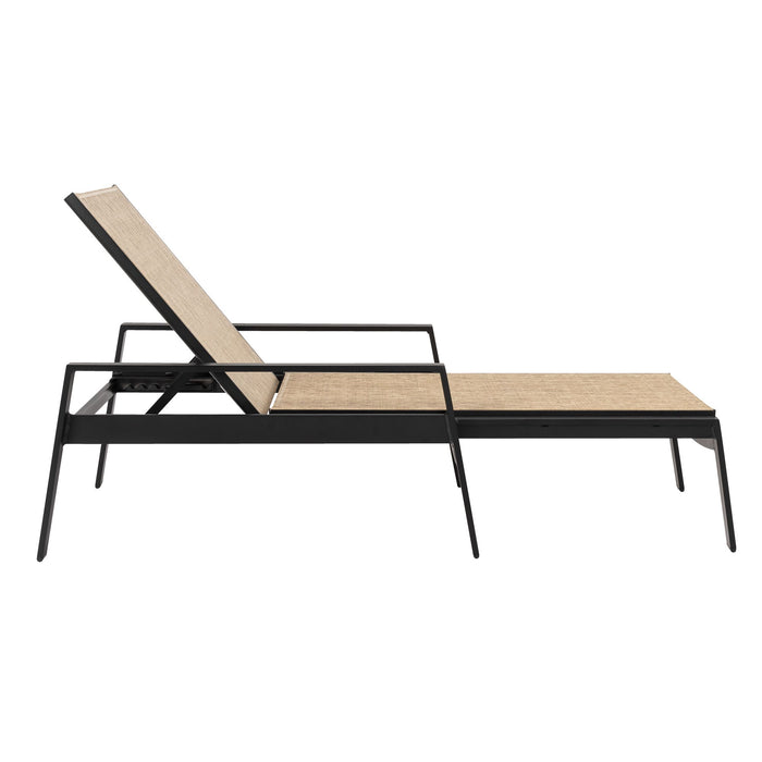 Hudson Adjustable Chaise Lounge with Arms