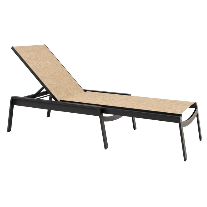 Hudson Adjustable Armless Chaise Lounge