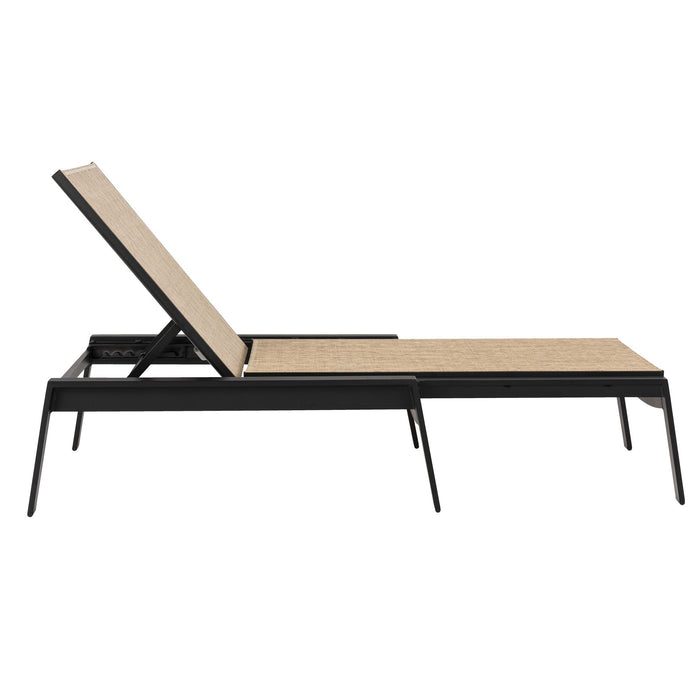 Hudson Adjustable Armless Chaise Lounge