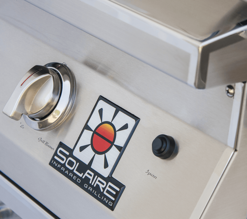Solaire control knob and push-button ignition