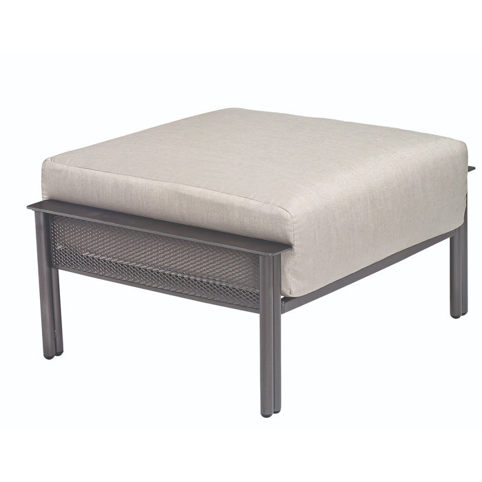 Jax Wrought Iron Outdoor Ottoman