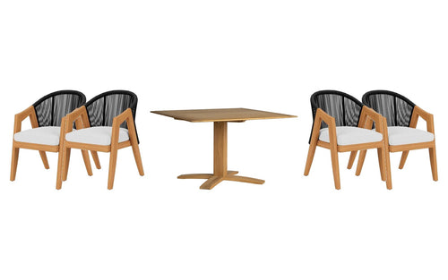 Lloyd Flanders Alpine 5-Piece Dining Set
