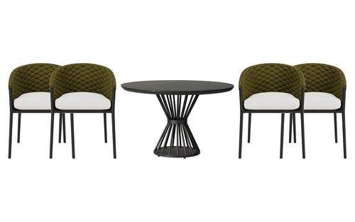 Lloyd Flanders Escape 5-Piece Dining Set