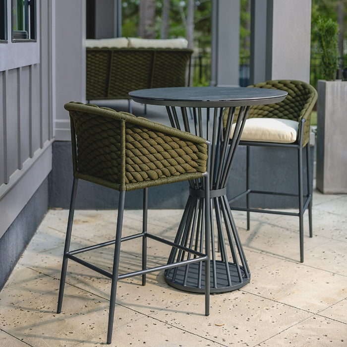 Lloyd Flanders Escape 36" Round Bar Table