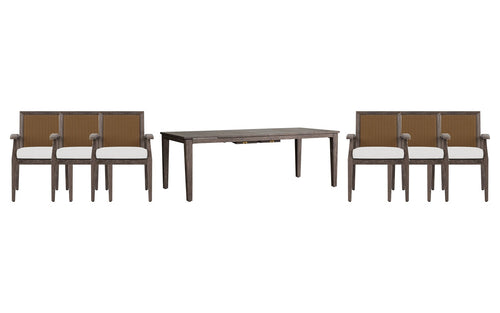 Lloyd Flanders Frontier 7-Piece Dining Set