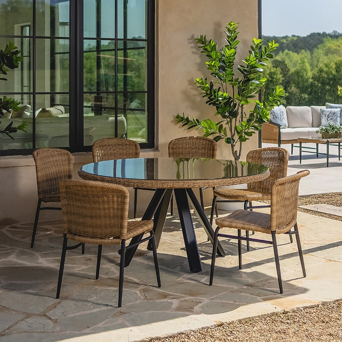 Lloyd Flanders Galloway 59" Round Dining Table
