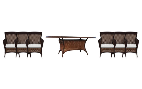 Lloyd Flanders Grand Traverse 7-Piece Dining Set
