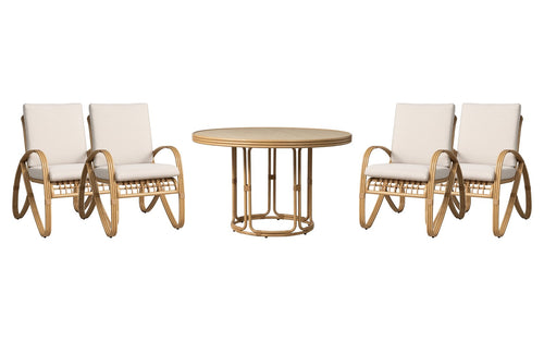 Lloyd Flanders Riviera 5-Piece Dining Set