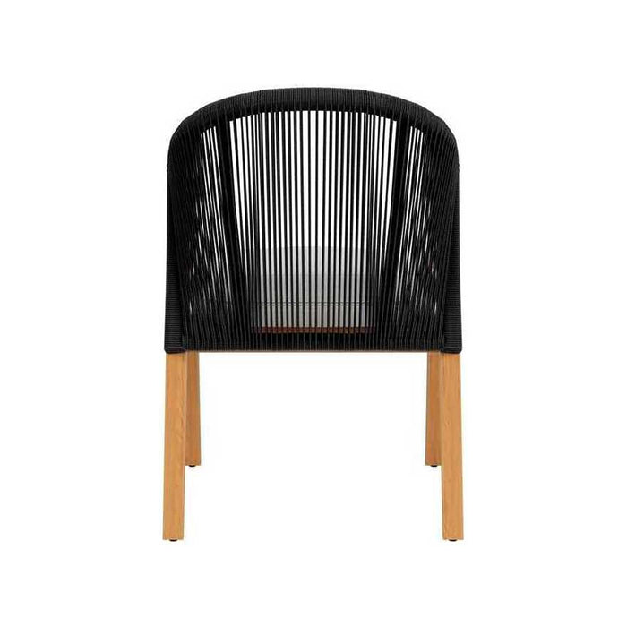 Lloyd Flanders Alpine Dining Armchair in Natural Teak Finish