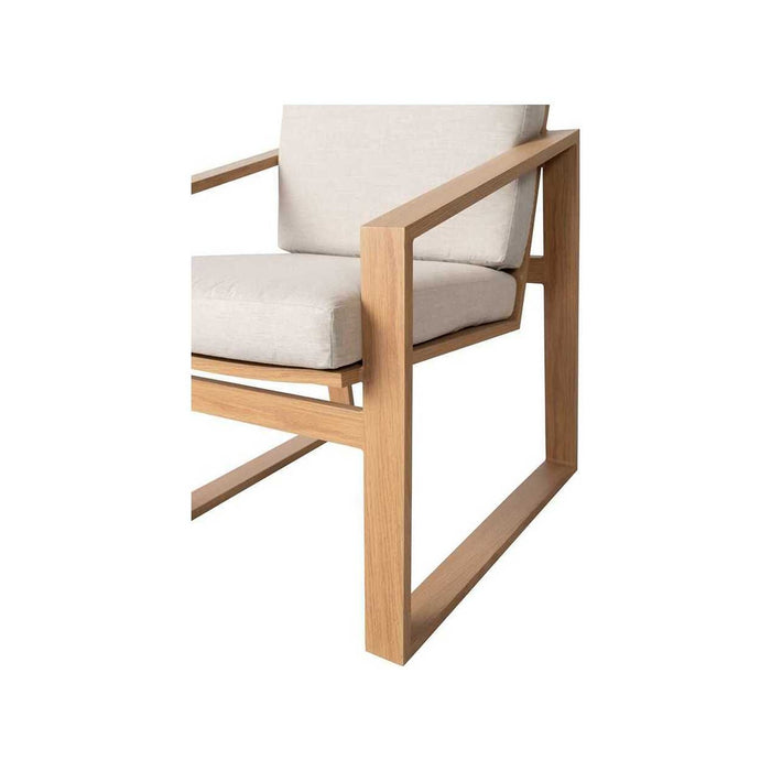 Lloyd Flanders Pursuit Dining Armchair in Toffee Cream Finish