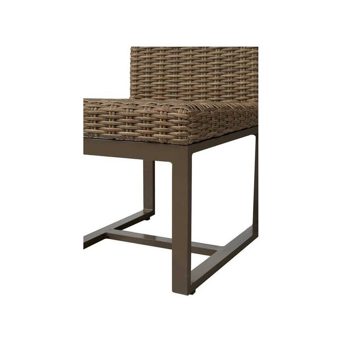 Lloyd Flanders Milan Armless Dining Chair in Brushwood Finish
