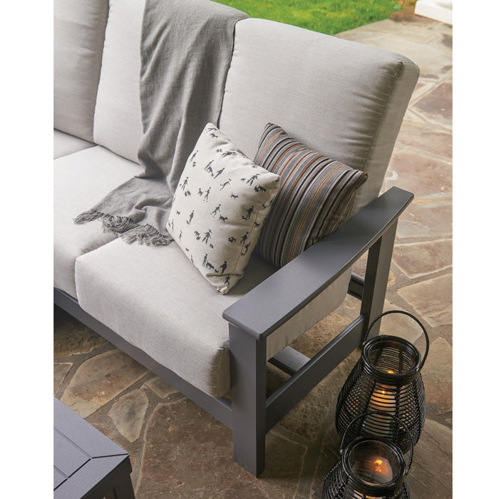 Telescope Casual Leeward Cushion Deep Seat 3-Piece L-Shape Sectional Set