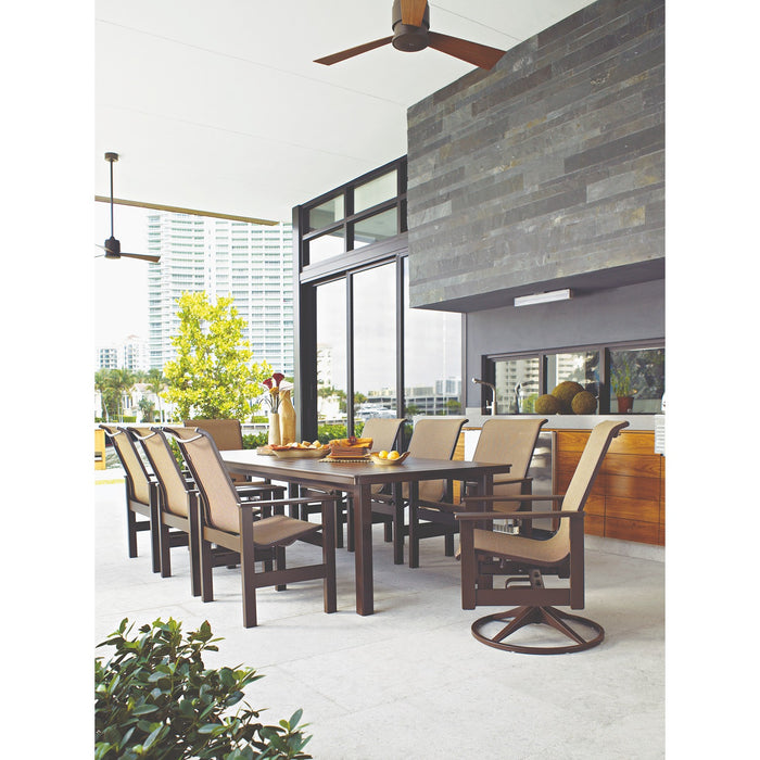 Telescope Casual Leeward MGP Sling Bar Height Swivel Arm Chair w/ Polymer Arms