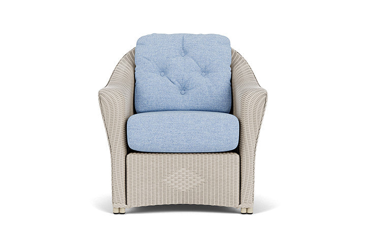 Lloyd Flanders chair with Demo Skyway fabric