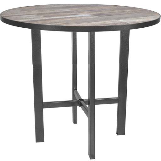 OW Lee Modern Aluminum Bar Table with 42" round top
