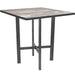 OW Lee Modern Aluminum Bar Table with 42" square top