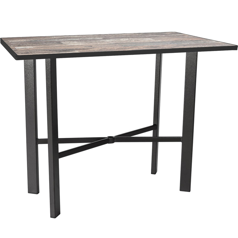 Modern Aluminum Rectangular Bar Table