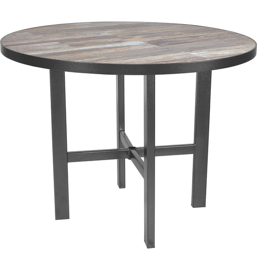 OW Lee Modern Aluminum Counter Table with 42" round top