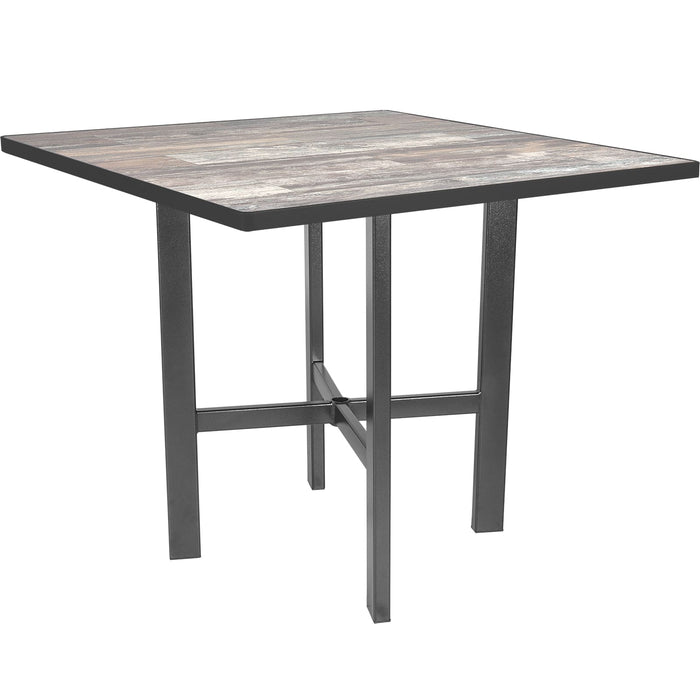 OW Lee Modern Aluminum Counter Table with 42" square top