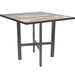 OW Lee Modern Aluminum Counter Table with 42" square top