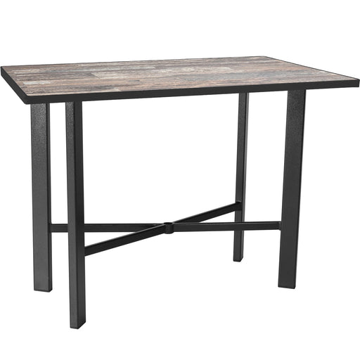 OW Lee Modern Aluminum Counter Table with 28" x 50" top