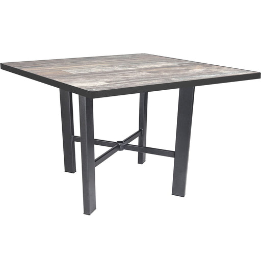 OW Lee Modern Aluminum Dining Table with 42" square top