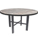 OW Lee Modern Aluminum Dining Table with 54" round top