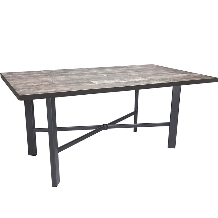 OW Lee Modern Aluminum Dining Table with 42" x 84" top