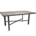 OW Lee Modern Aluminum Dining Table with 42" x 84" top