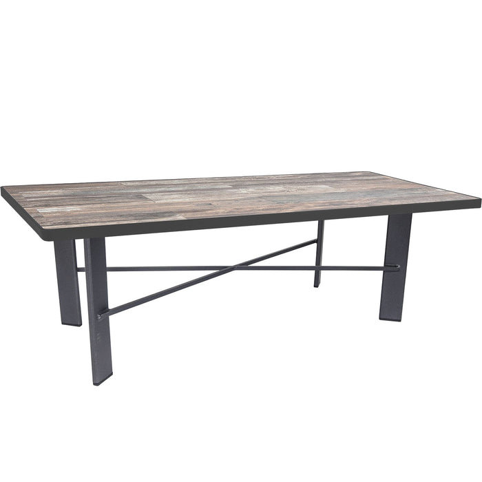 OW Lee Modern Aluminum Coffee Table with 28" x 50" top