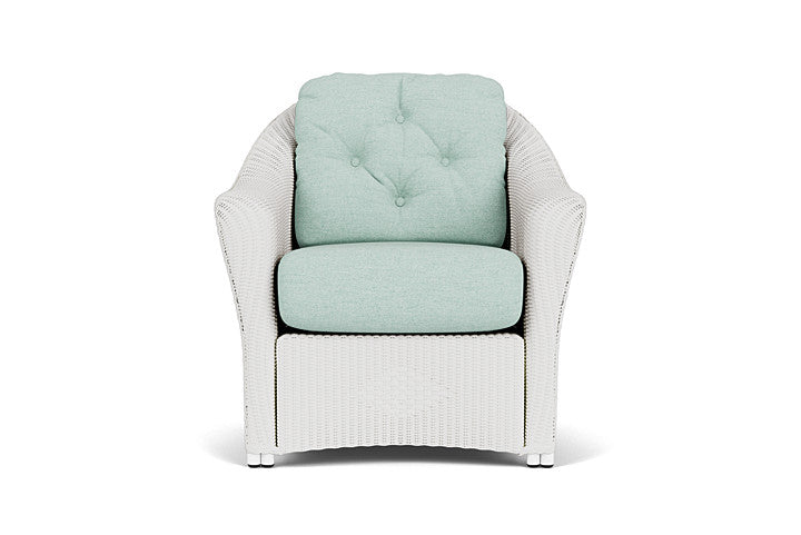 Lloyd Flanders chair with Demo Mist fabric