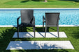 Rainbow Outdoor Montana Set of 2 Stackable Armchair - Anthracite