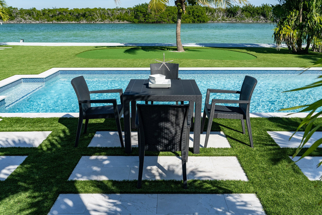 Rainbow Outdoor Montana 5-Piece Dining Set - Anthracite