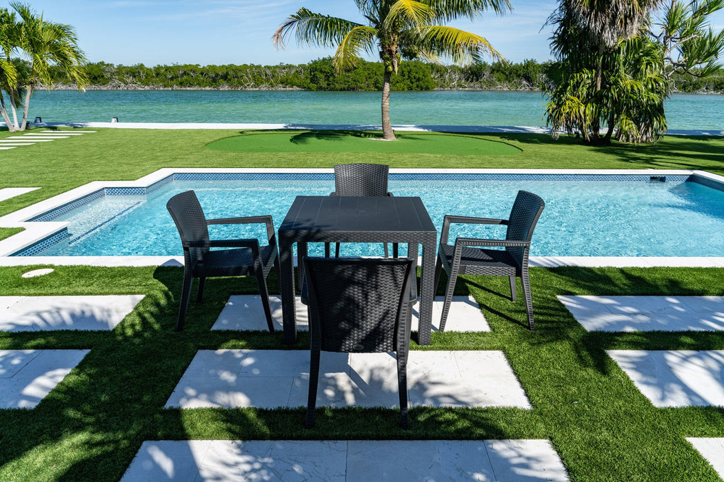 Rainbow Outdoor Montana 5-Piece Dining Set - Anthracite