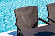 Rainbow Outdoor Montana 5-Piece Dining Set - Brown